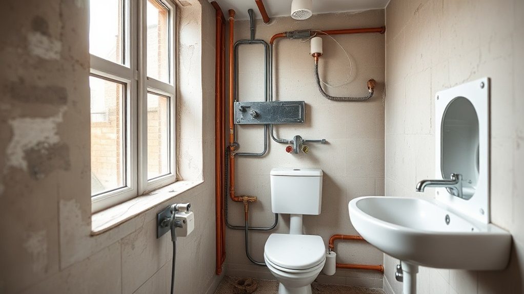 Bathroom Plumbing and Electrics in Chelsea